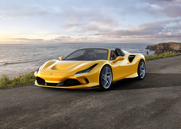 Фотошпалери Lamborghini yellow sport cabrio