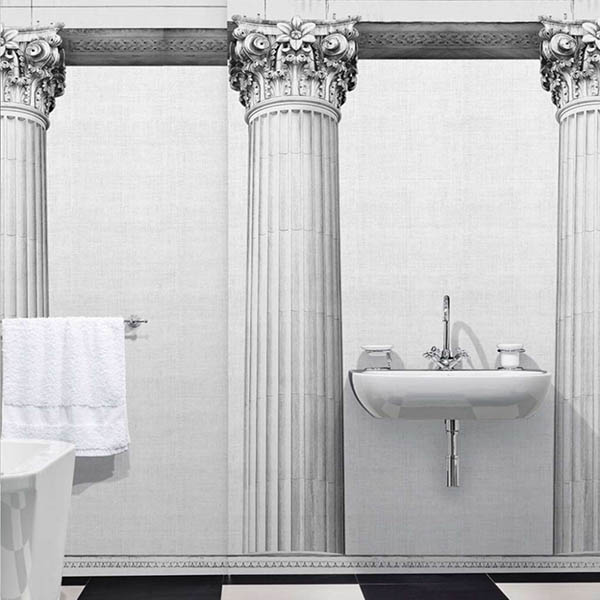Фотообои с колоннами для ванной комнаты в стиле прованс фото