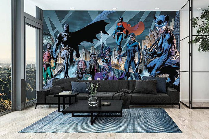 Фотообої Бетмен та інші персонажі DC Comics